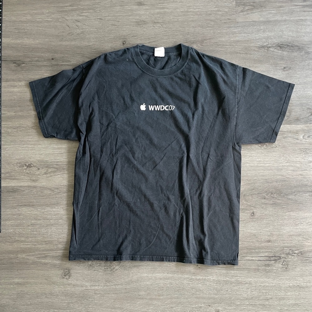 Y2K 2007 Apple “WWDC07 Power to the Programers” Graphic T-Shirt (Sz.XL)